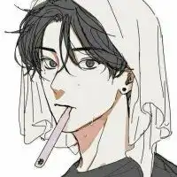 个性头像卡通男生冷酷抖