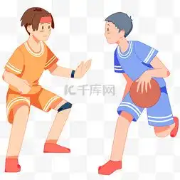篮球头像男生卡通图片头