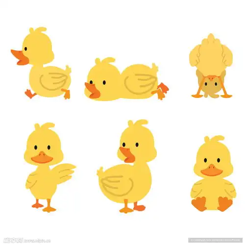 卡通小鸭子设计图