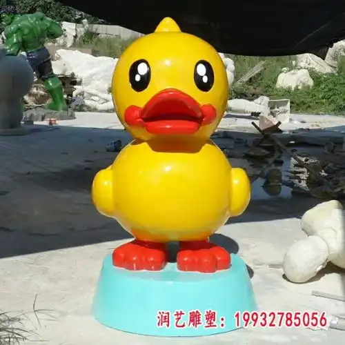 鸭子头像卡通图片男生玻