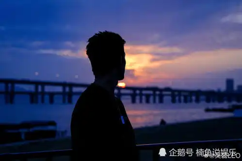 21岁吴磊晒海边落日照,背影意境十足,朝气蓬勃的少年感好喜欢