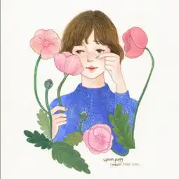 插画少女