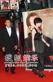 刘嘉玲性感低胸礼服亮相严防走光外套不离身