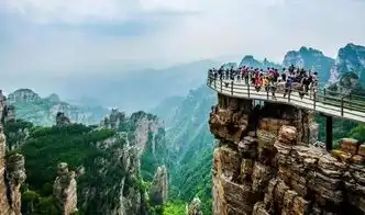 夏天竟然有这么凉快的地方高山云海,玻璃栈道,京津冀最美仙境