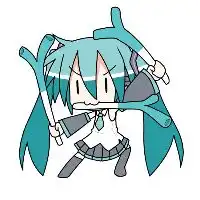 q版初音未来头像梦幻卡通的可爱初音未来