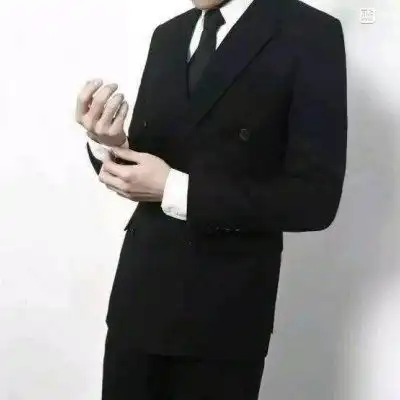 扣扣男生西装墨镜头像成