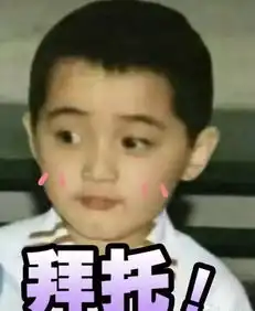 李晨表情包小时候