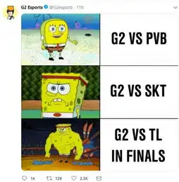 英雄联盟g2日常消费自己,官推放出玩梗表情包