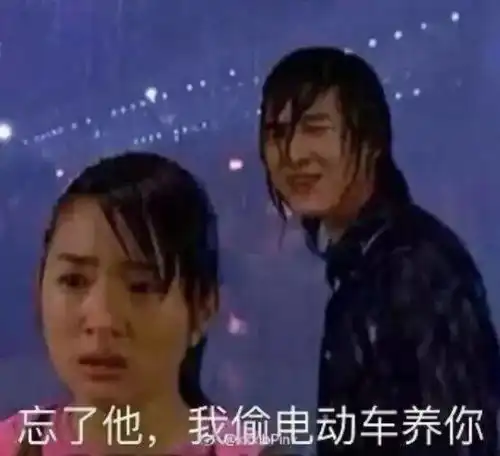 下雨了送你回家表情包雨