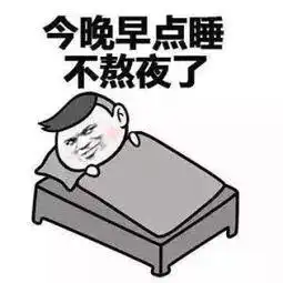 睡觉表情包入睡