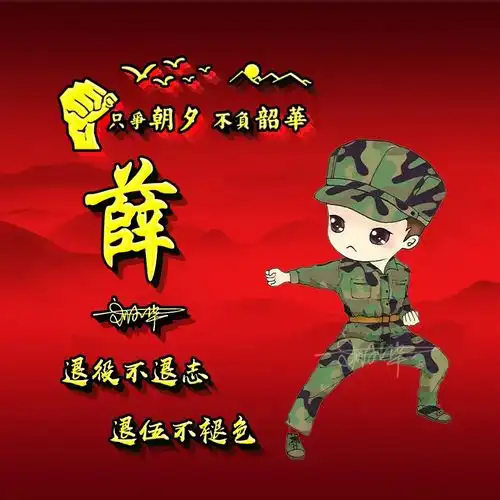 你的微信头像该换了,3d金属卡通爱国签名头像,我们都是龙的传人