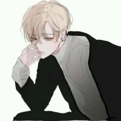 冷酷卡通男生微信头像,愿所有的离开都是一场梦而已