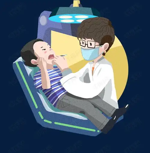 医疗小男孩拔牙卡通手绘素材图片免费下载高清psd千库网图片编号11637612