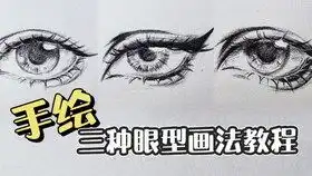 超详细眼睛画法教程,对零基础的你绝对有帮助简单易学
