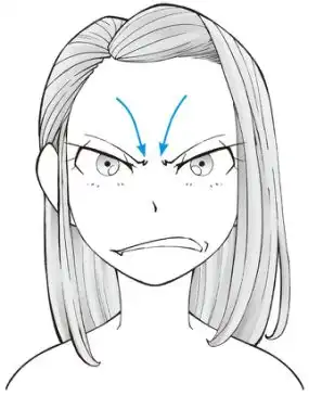 动漫漫画中的愤怒表情如何画