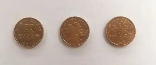 一元硬币图片表情包算命