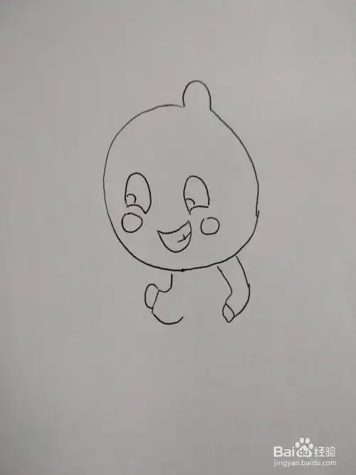 可爱小人简笔画方法