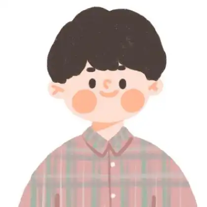 简约头像男生手绘可爱手