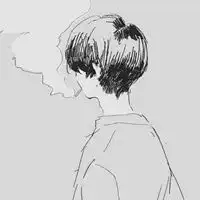 抽烟头像男生霸气卡通