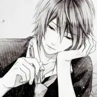 寻找素描的动漫男生头像