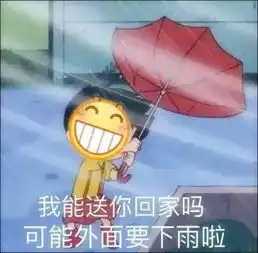 下雨了送你回家表情包表