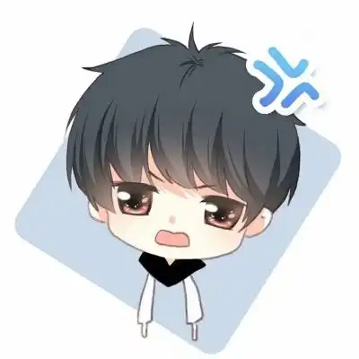 呆萌男生头像卡通动漫情