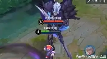 王者荣耀玩家将英雄放大50倍后,项羽背后的企鹅表情亮了