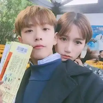 唯美一对小清新情侣头像