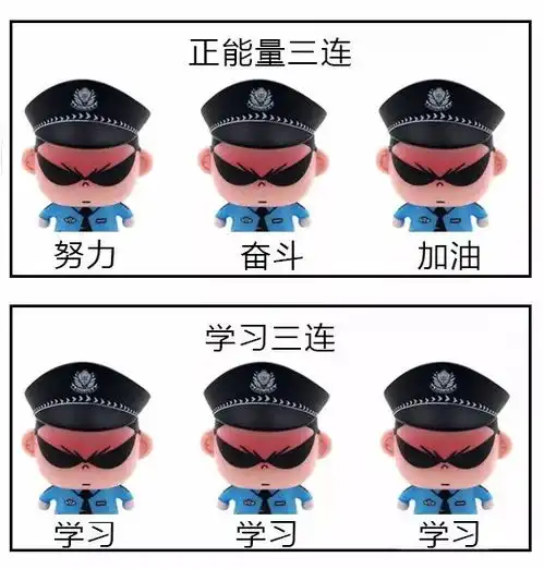 青警团宣据说没有文化的警察,不配使用这组表情包