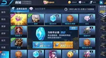 王者荣耀如果玩家有点券,购买皮肤不算啥,大神都会抽水晶